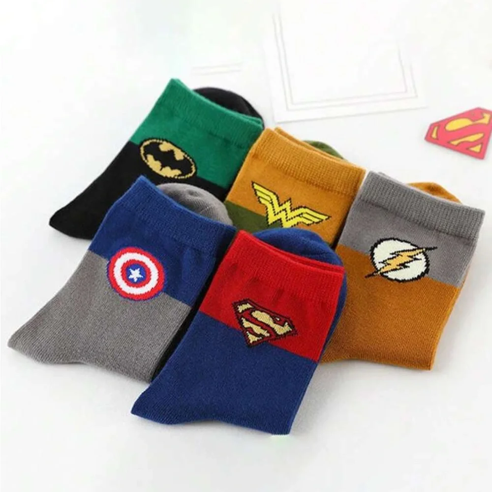 Superhero Casual Socks Set (5pack)